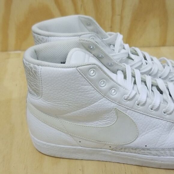 Nike Blazer High White - 316664-112 Size 13 - Picture 7 of 8